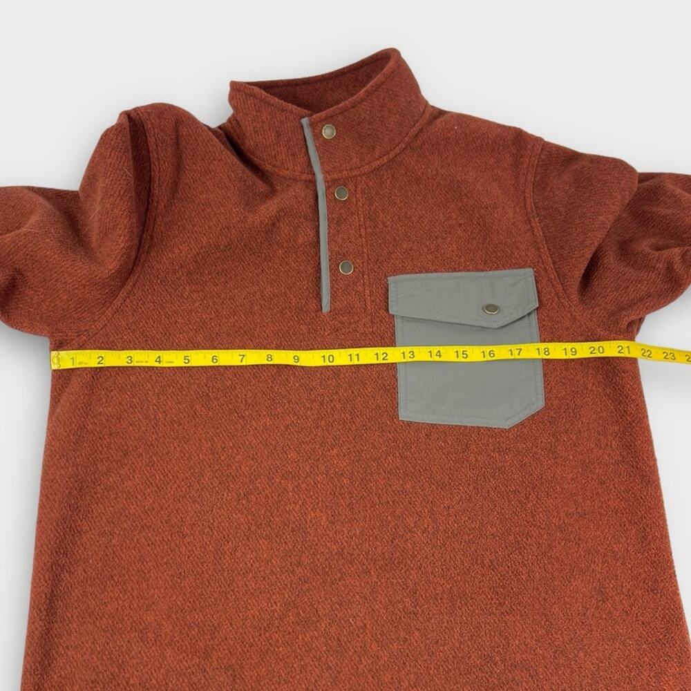 L.L. Bean Allagash Fleece Henley Pullover Size Medium - Picture 5 of 5